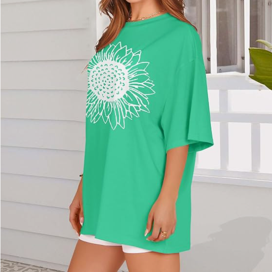 Sunflower Fields Boxy Tee