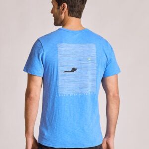 Textured Slub V-Neck Tee