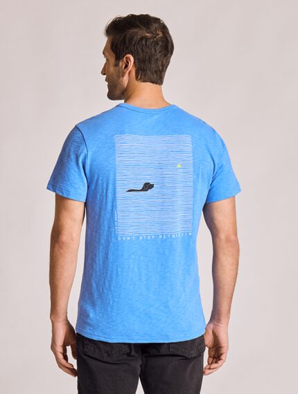 Textured Slub V-Neck Tee
