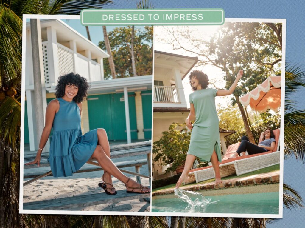 Casual Linen Blend Dress